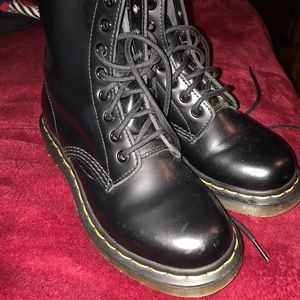 Black Dr Martens. Never worn outside